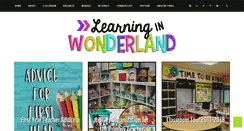 Desktop Screenshot of learninginwonderland.com